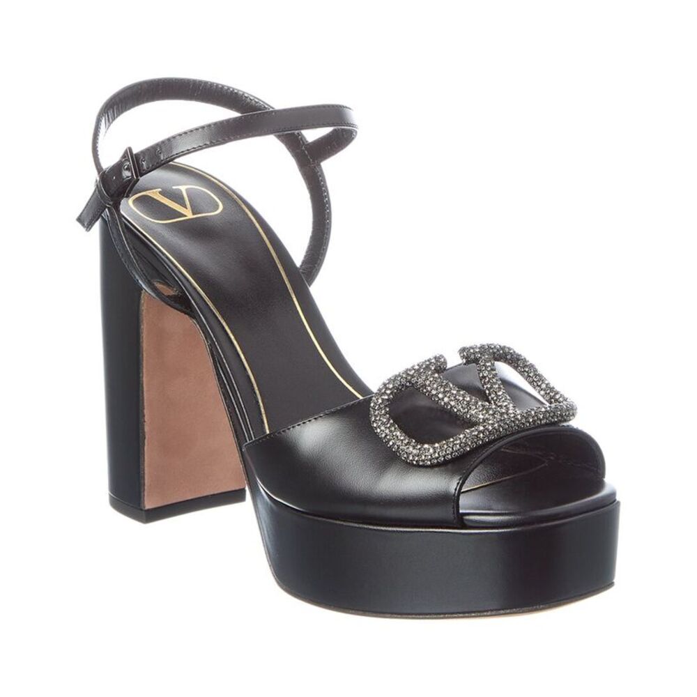Valentino Vlogo 114 Leather Sandal